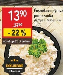 Sýrová pomazánka s česnekem