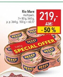 Tuňák v oleji Rio Mare