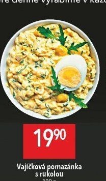 Vajíčková pomazánka s rukolou Globus