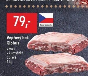 Vepřový bok s kostí Globus