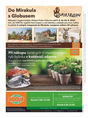 akční leták Globus 18.8.2022-24.8.2022