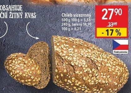Chléb vícezrnný