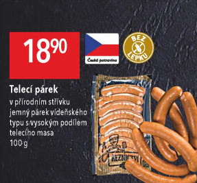 Párky s telecím masem Globus