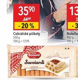 Piškoty cukrářské Bonomi