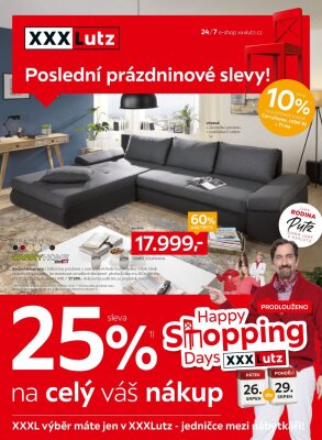 akční leták XXXLutz 22.8.2022-4.9.2022