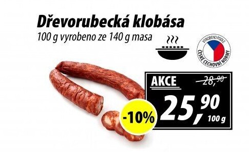 Dřevorubecká klobása