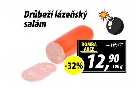 Salám drůbeží lázeňský