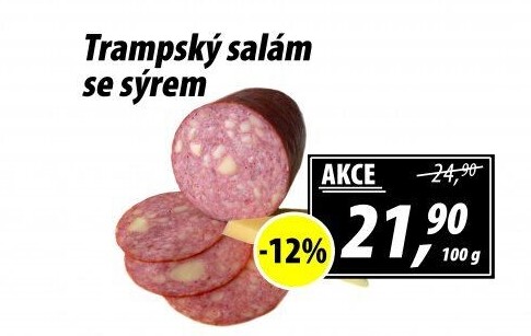 Salám trampský se sýrem