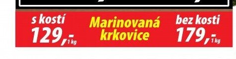 Vepřová krkovice marinovaná bez kosti