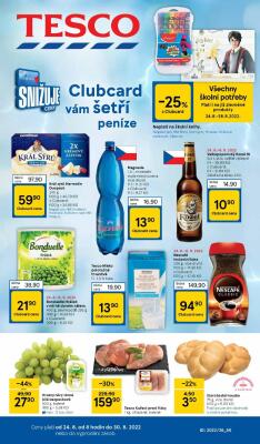 akční leták Tesco 24.8.2022-30.8.2022