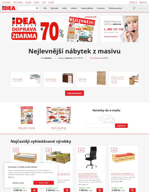 akční leták IDEA nábytek 23.8.2022-29.8.2022
