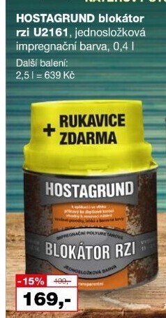 Blokátor rzi U2161 Hostagrund