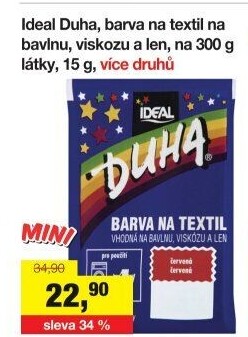 Barva na textil Duha Ideal