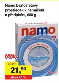 Prací prášek Namo