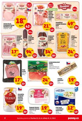 akční leták Penny Market 25.8.2022-31.8.2022
