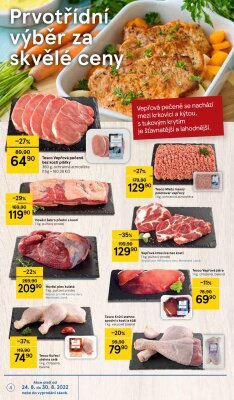 akční leták Tesco 24.8.2022-30.8.2022