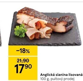 Anglická slanina lisovaná