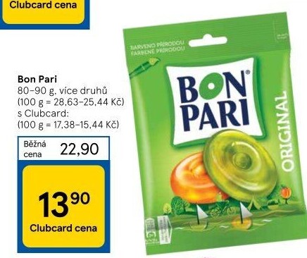 Bonbony Bon Pari Nestlé