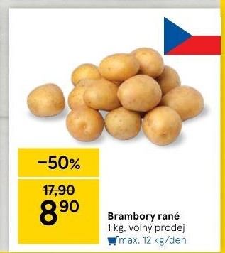 Brambory konzumní rané
