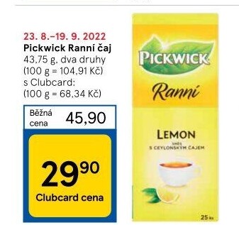 Čaj Ranní Pickwick