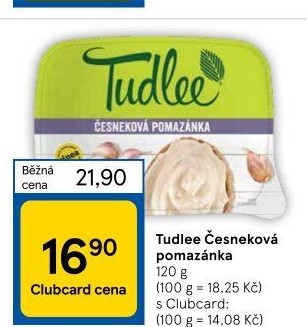 Česneková pomazánka Tudlee