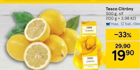 Citrony Tesco