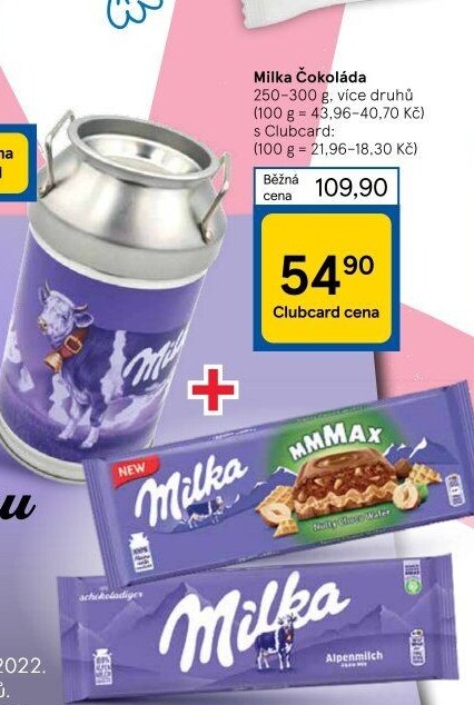 Čokoláda Milka