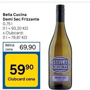 Frizzante Demi Sec Bella Cucina