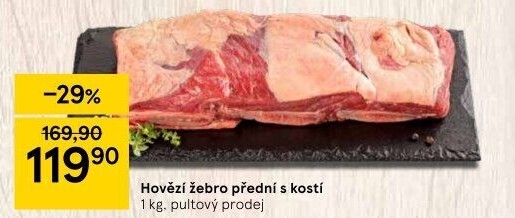 Hovězí přední s kostí - žebro