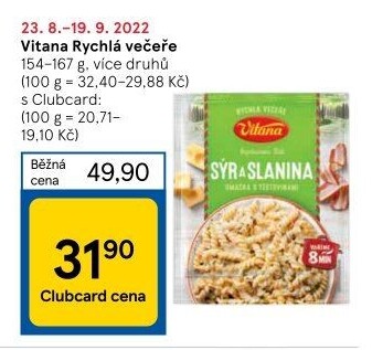 Jídla instantní Rychlá večeře Vitana