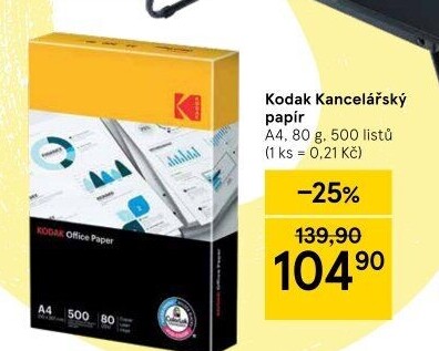 Kancelářský papír A4 Kodak