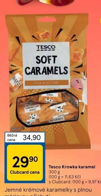 Karamelky Tesco