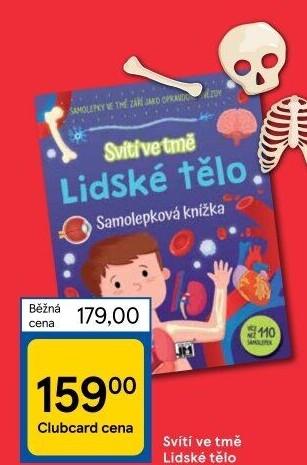 Kniha Lidské tělo svítí ve tmě Jiří Models
