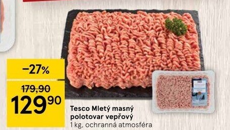 Maso mleté vepřové Tesco