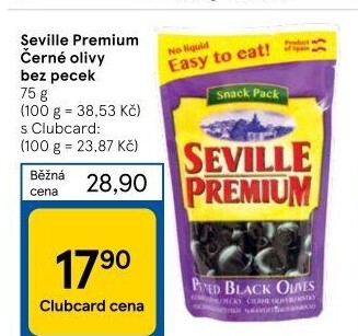 Olivy bez nálevu Seville Premium