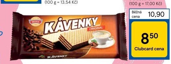 Oplatky Kávenky Sedita