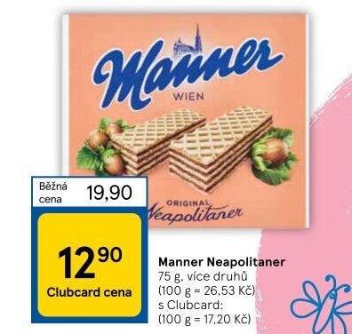 Oplatky Neapolitaner Manner