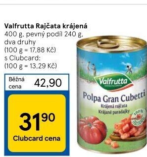 Rajčata krájená Valfrutta