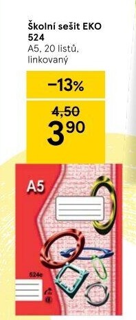 Školní sešit A5