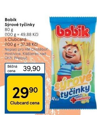 Sýrové tyčinky Bobík