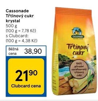 Třtinový cukr Cassonade
