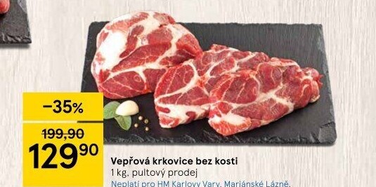 Vepřová krkovice bez kosti
