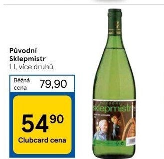 Víno Původní Sklepmistr ČVZ