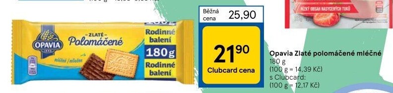 Zlaté polomáčené Opavia
