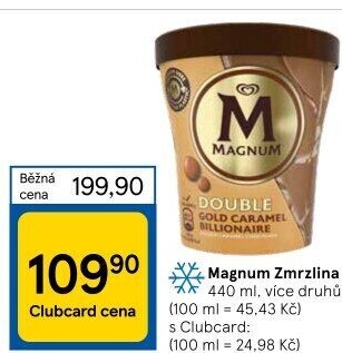 Zmrzlina v kelímku Magnum Algida