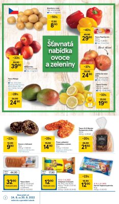 akční leták Tesco 24.8.2022-30.8.2022