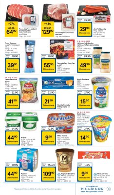 akční leták Tesco 24.8.2022-30.8.2022