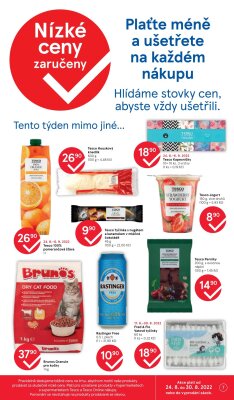 akční leták Tesco 24.8.2022-30.8.2022
