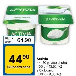 Bílý jogurt Activia Danone