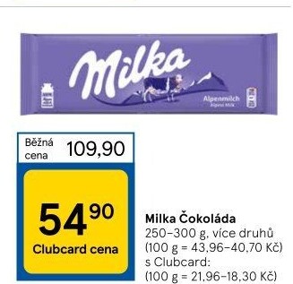 Čokoláda Milka